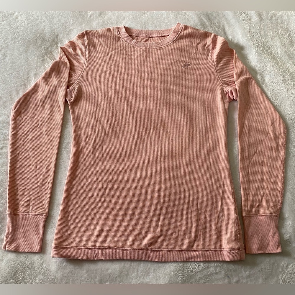 Nike Sportswear Pink Thermal Shirt Size Large